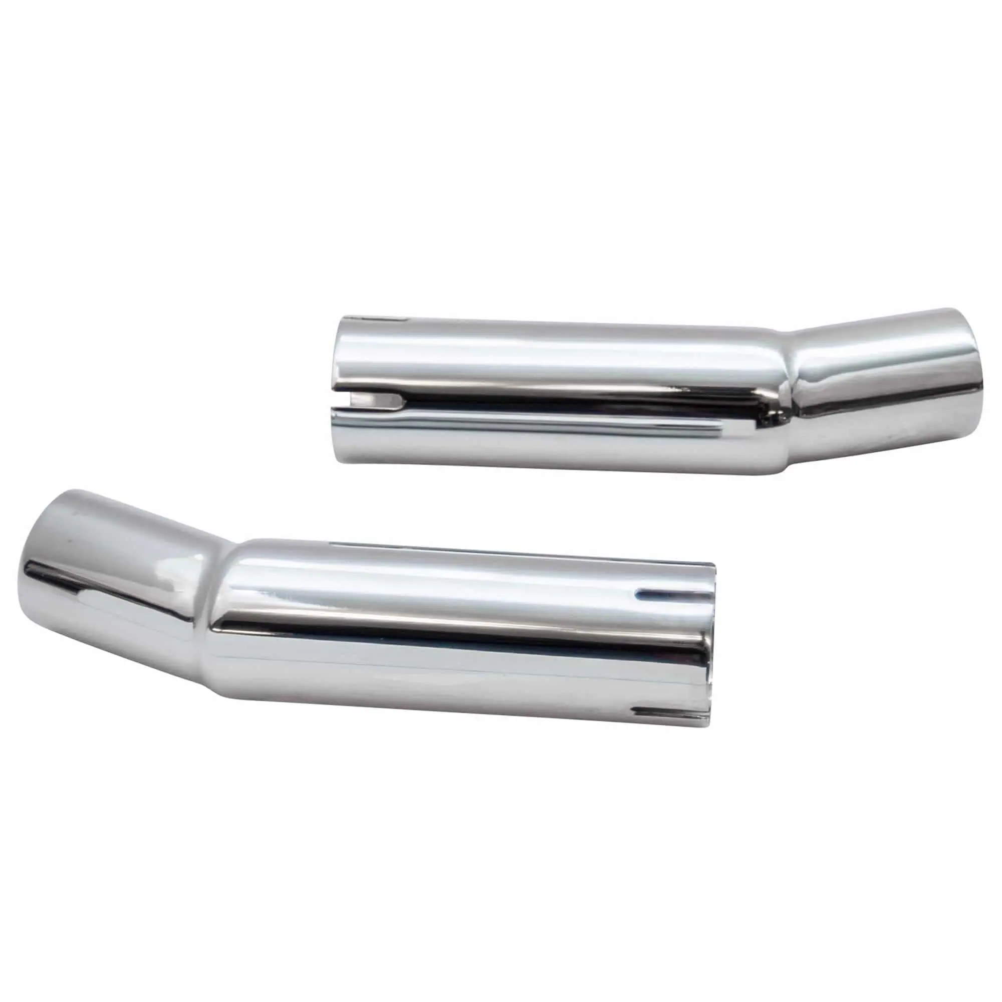 EMGO Modern Triumph T100 T120 Bonneville Exhaust Muffler Adapters - Upswept - Image 3