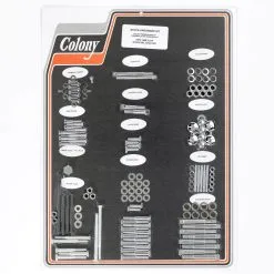 Colony #8316 CHR Complete Stock Hardware Kit - 1957 - 1969 Sportster XLCH - Chrome Plated