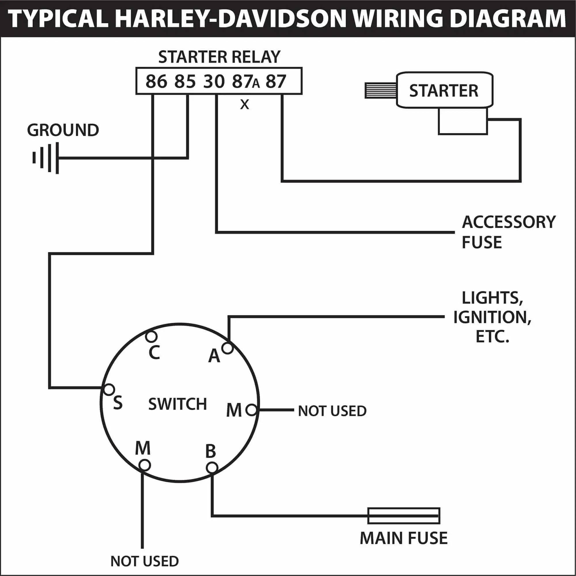 Lowbrow Customs Weatherproof Starter Ignition Switch - Brass Bezel - Image 5