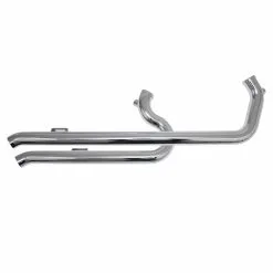 Lowbrow Customs Shotgun Exhaust Pipes 2004-21 Harley-Davidson Sportster XL Chrome