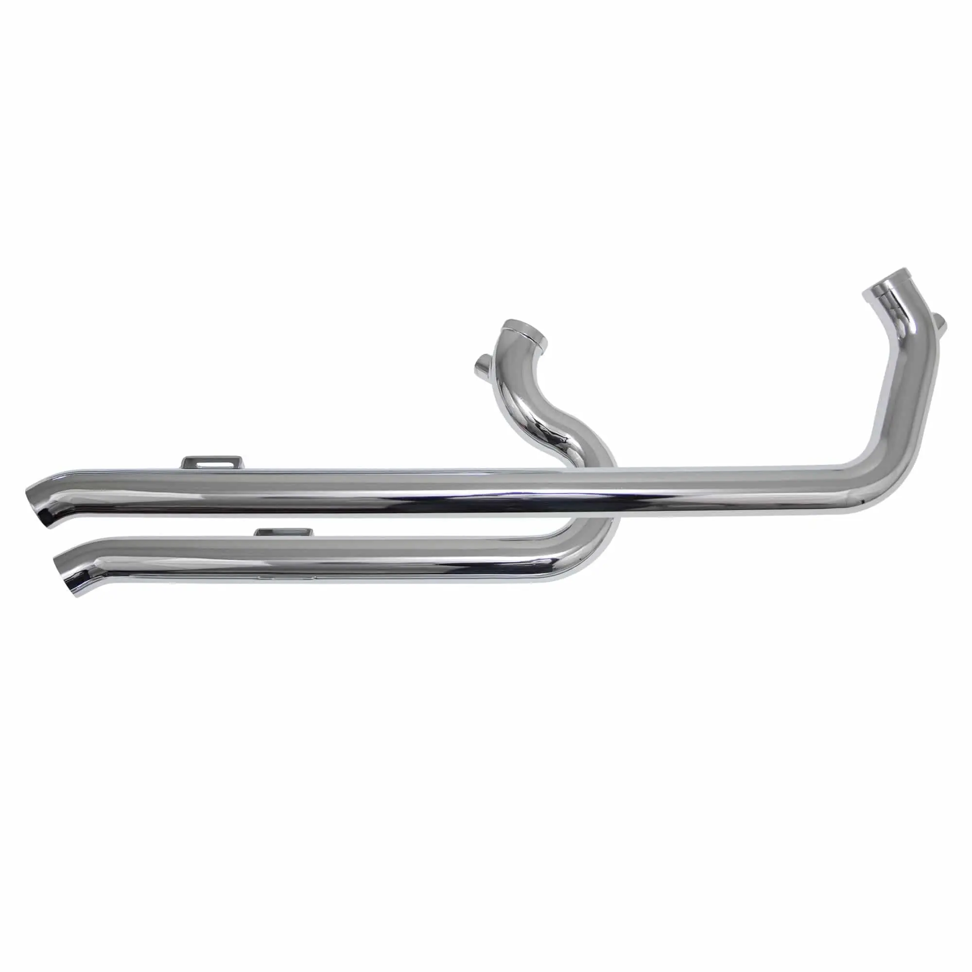 Lowbrow Customs Shotgun Exhaust Pipes 2004-21 Harley-Davidson Sportster XL Chrome