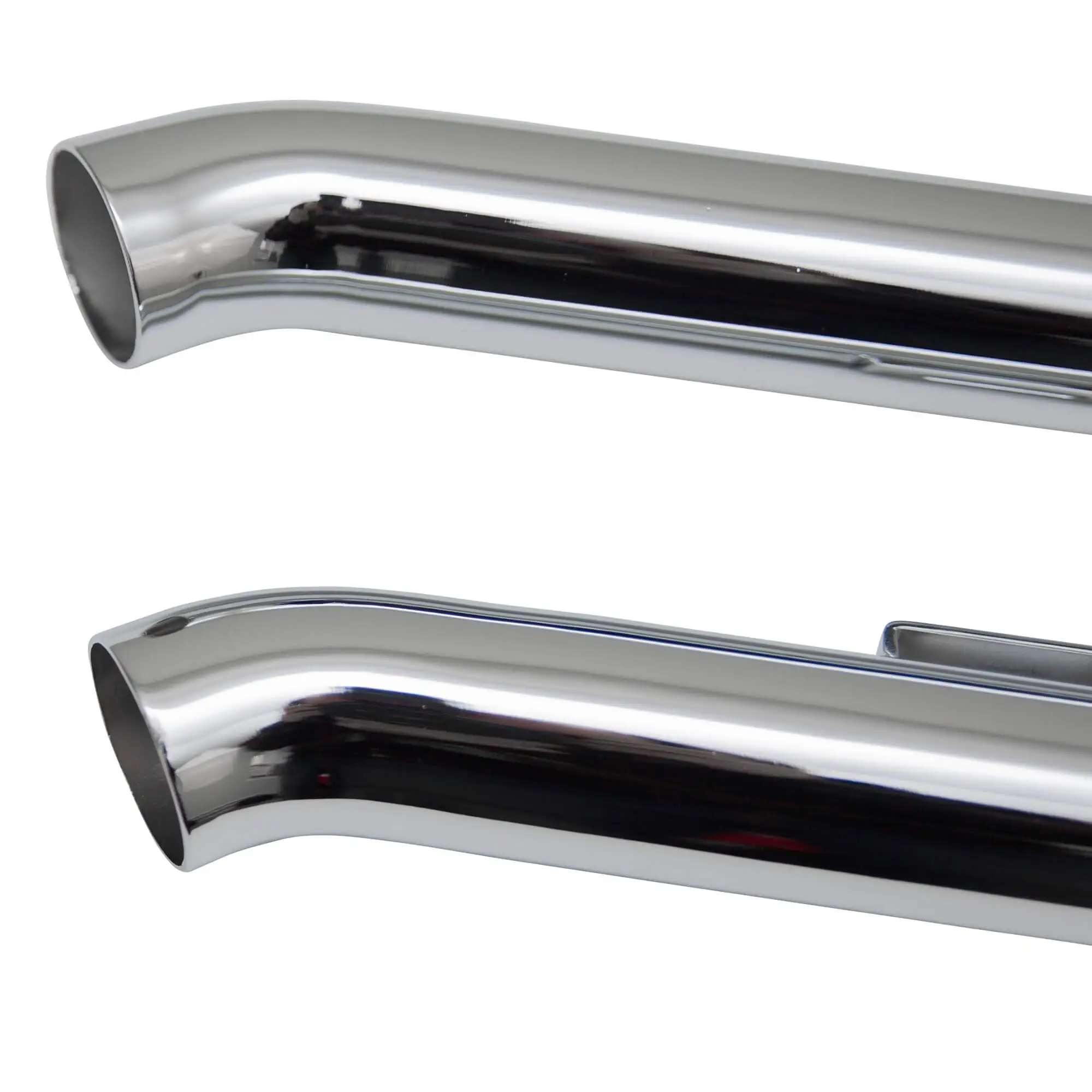 Lowbrow Customs Shotgun Exhaust Pipes 2004-21 Harley-Davidson Sportster XL Chrome - Image 9