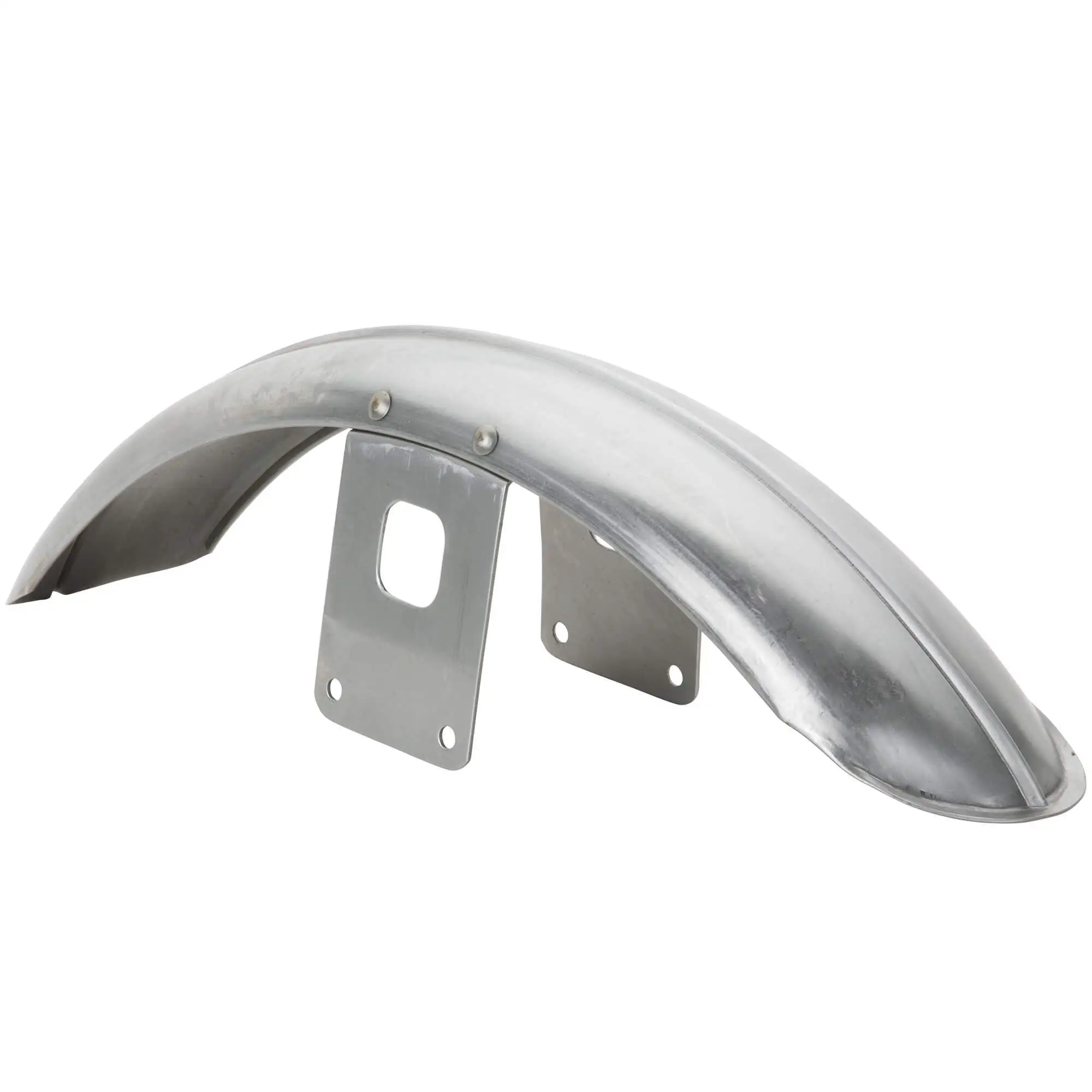 Lowbrow Customs Ribbed Stingray Front Fender - Raw - Harley-Davidson 1973-up XL FX FXR 35mm 39mm Narrow Glide Front Forks