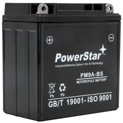 British Standard Powerstar Triumph BSA Norton 12v Premium Sealed AGM Motorcycle Battery