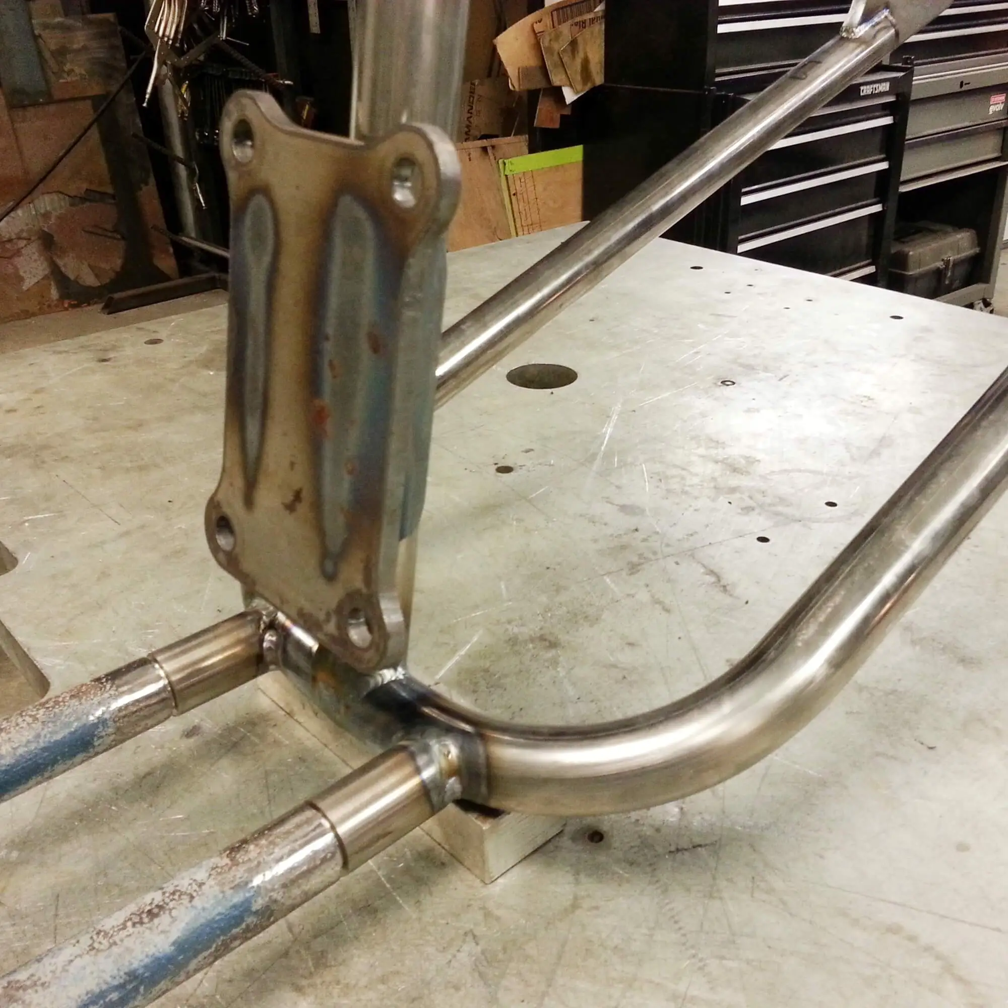 Voodoo Vintage Fabrication Harley Davidson Ironhead Sportster 1964 - 1981 Hardtail Rear Frame Section MK52 - Image 6