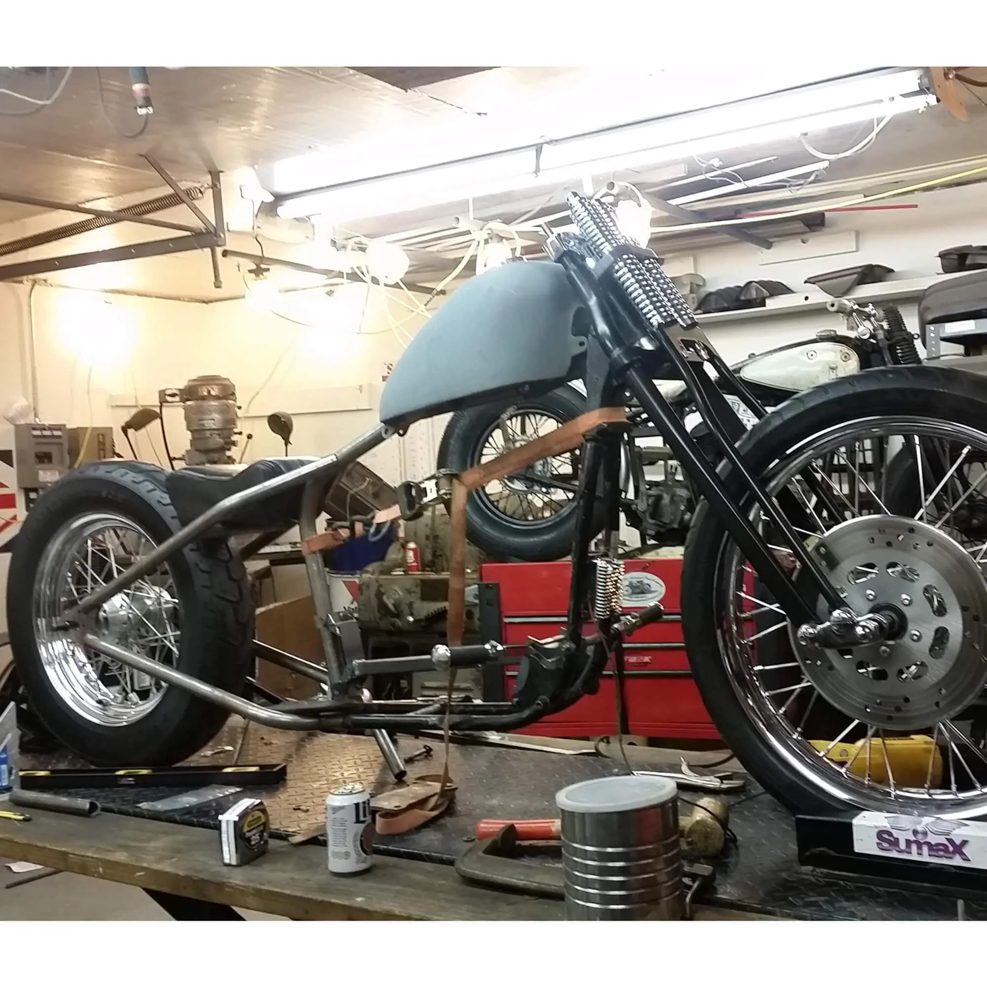 Voodoo Vintage Fabrication Harley Davidson Ironhead Sportster 1964 - 1981 Hardtail Rear Frame Section MK52 - Image 14