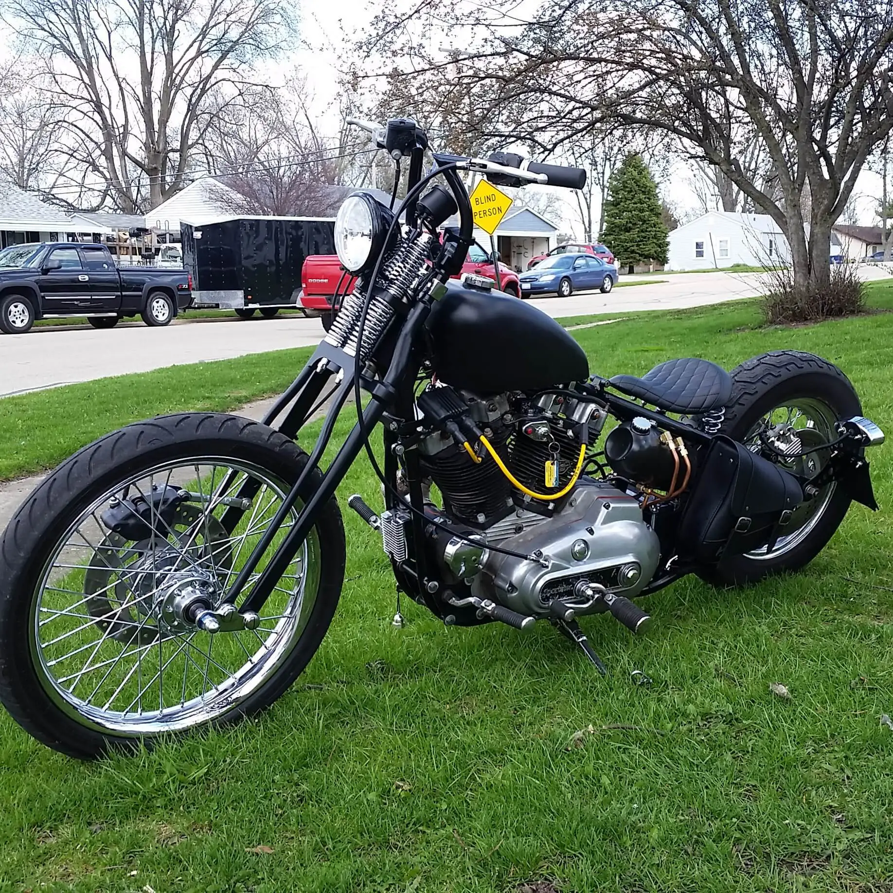 Voodoo Vintage Fabrication Harley Davidson Ironhead Sportster 1964 - 1981 Hardtail Rear Frame Section MK52 - Image 17