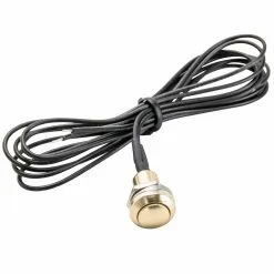 Cycle Standard Mini Push Button Switch - Brass