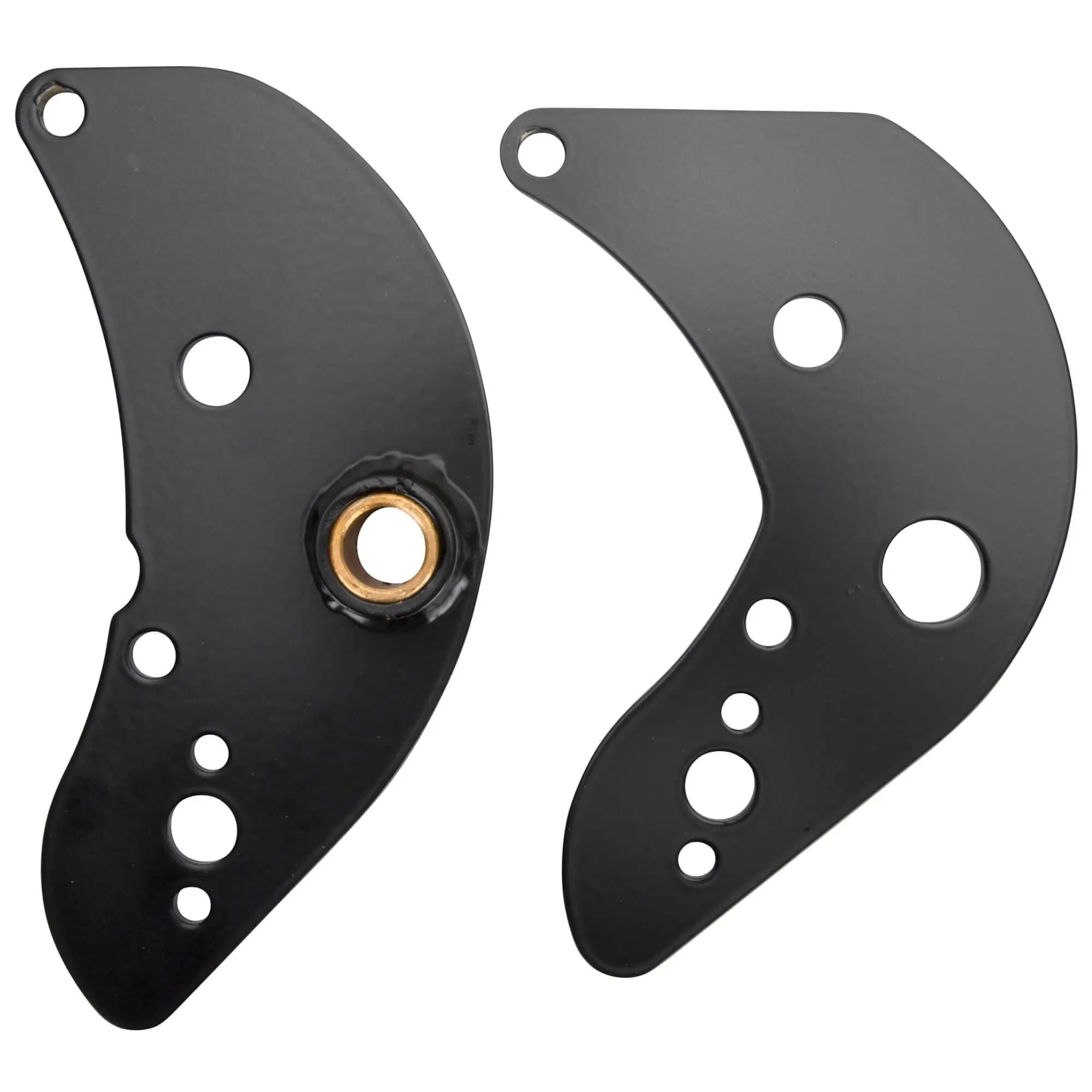 Lowbrow Customs Rear Motor Mount Plates For Triumph Motorcycles - Chopper Style W/ Key Switch Hole - 1963 - 1970 Triumph