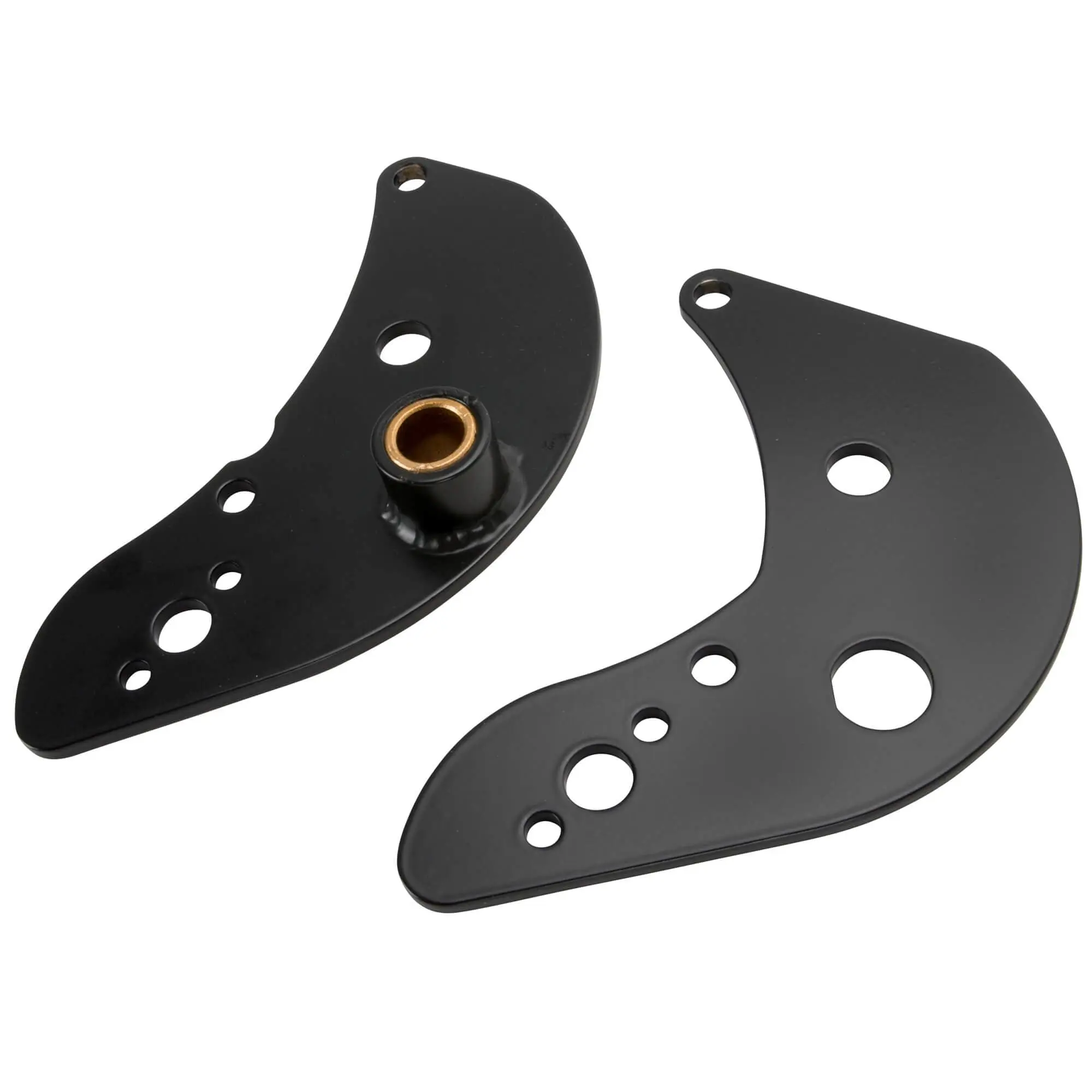 Lowbrow Customs Rear Motor Mount Plates For Triumph Motorcycles - Chopper Style W/ Key Switch Hole - 1963 - 1970 Triumph - Image 2
