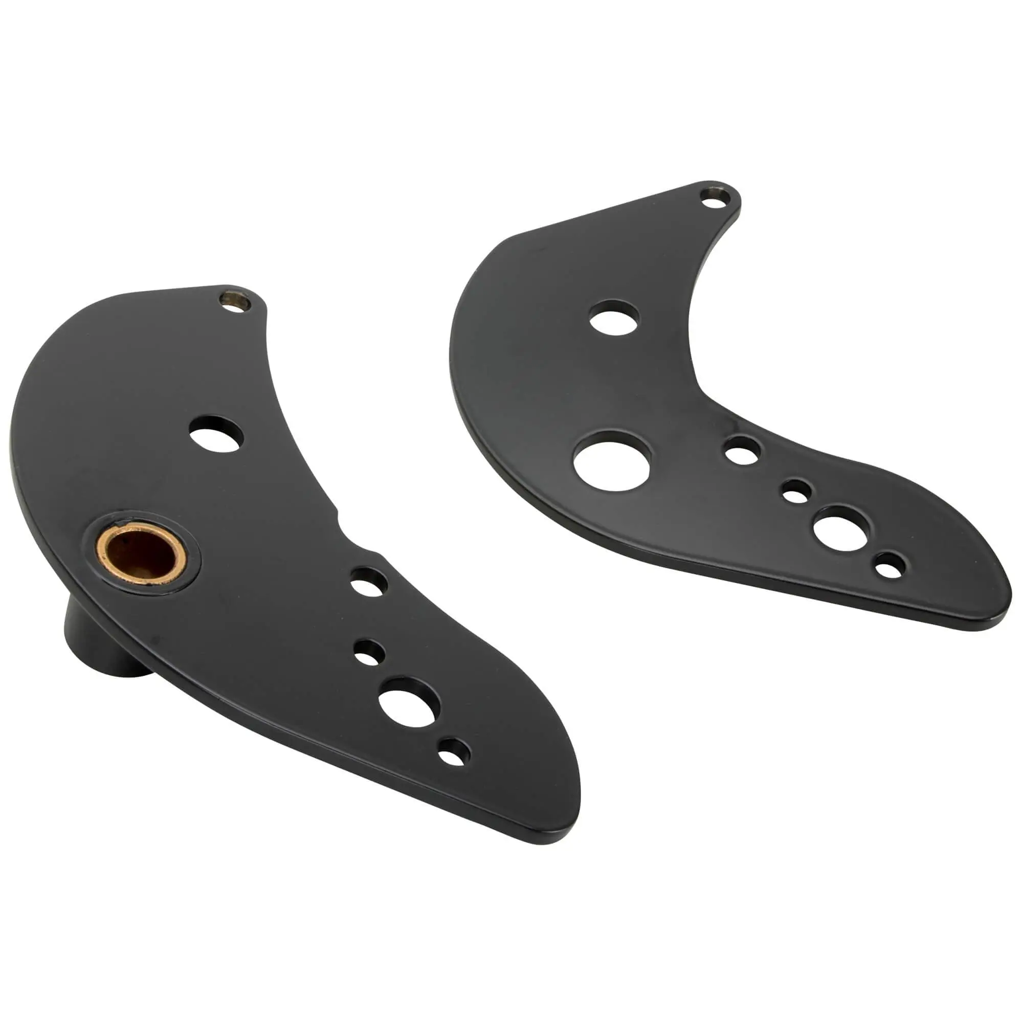 Lowbrow Customs Rear Motor Mount Plates For Triumph Motorcycles - Chopper Style W/ Key Switch Hole - 1963 - 1970 Triumph - Image 3