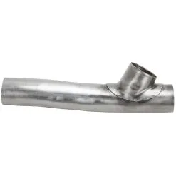 Gasbox Y-Pipe Exhaust Pipe 1941-1957 Factory Rigid Harley-Davidson Models - Bare Steel OEM # 65505-41