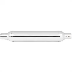 Gasbox 22 Inch Cigar Muffler 1958-1969 Harley-Davidson Big Twin 2 Into 1 Models - Chrome OEM # 65240-58