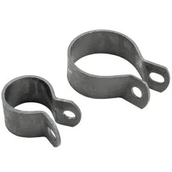 Gasbox UL Front Pipe To Frame Clamp 2 Piece Set 1936-48 UL Harley- Davidson - Parkerized OEM # 65511-36