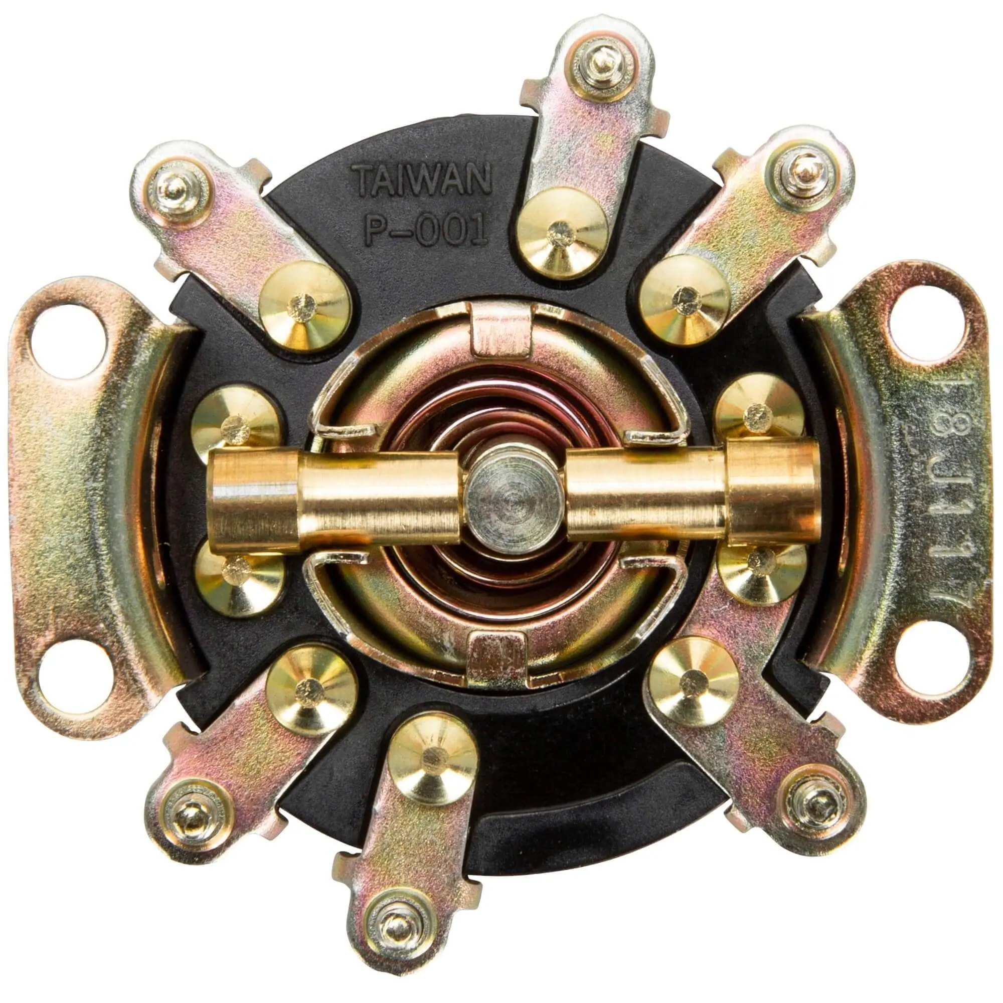 Cycle Standard 6 Post Ignition Key Switch Replaces Harley-Davidson OEM # 71501-73A - Chrome Bezel - Image 4