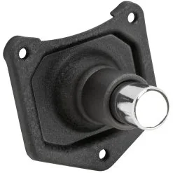 Cycle Standard Remote Direct Starter Solenoid Button - Black - Harley-Davidson Sportster XL FXST FLST FXD