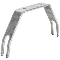 Lowbrow Customs Weld-On 6 Inch Trailer Fender Brace / Mount - Wide Rigid Frame - Harley-Davidson Shovelhead Sportster Etc