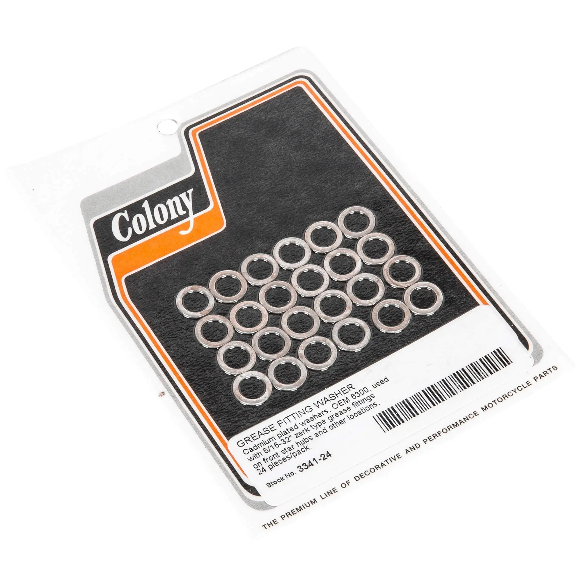 Colony #3341-24 CAD Plated Grease Fitting Washers OEM 6300