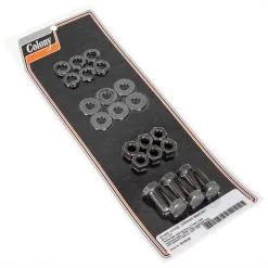 Colony #3418-24 Spare Wheel Carrier Bracket Bolt Kit 1937-67 Harley-Davidson Sidecars