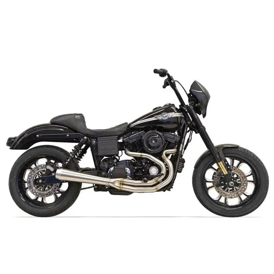 Bassani Xhaust Road Rage 3 High Horsepower 2 Into 1 Exhaust System - Stainless - 1991 - 2017 Harley-Davidson Dynas - Image 4