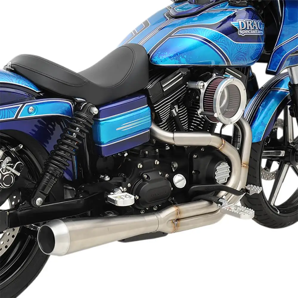 Bassani Xhaust Road Rage 3 2 Into 1 Exhaust System - Stainless - 1991 - 2017 Harley-Davidson Dynas - Image 6