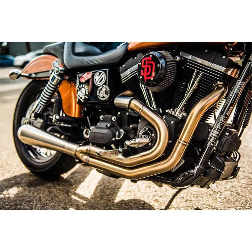 Bassani Xhaust Road Rage 3 2 Into 1 Exhaust System - Stainless - 1991 - 2017 Harley-Davidson Dynas - Image 9