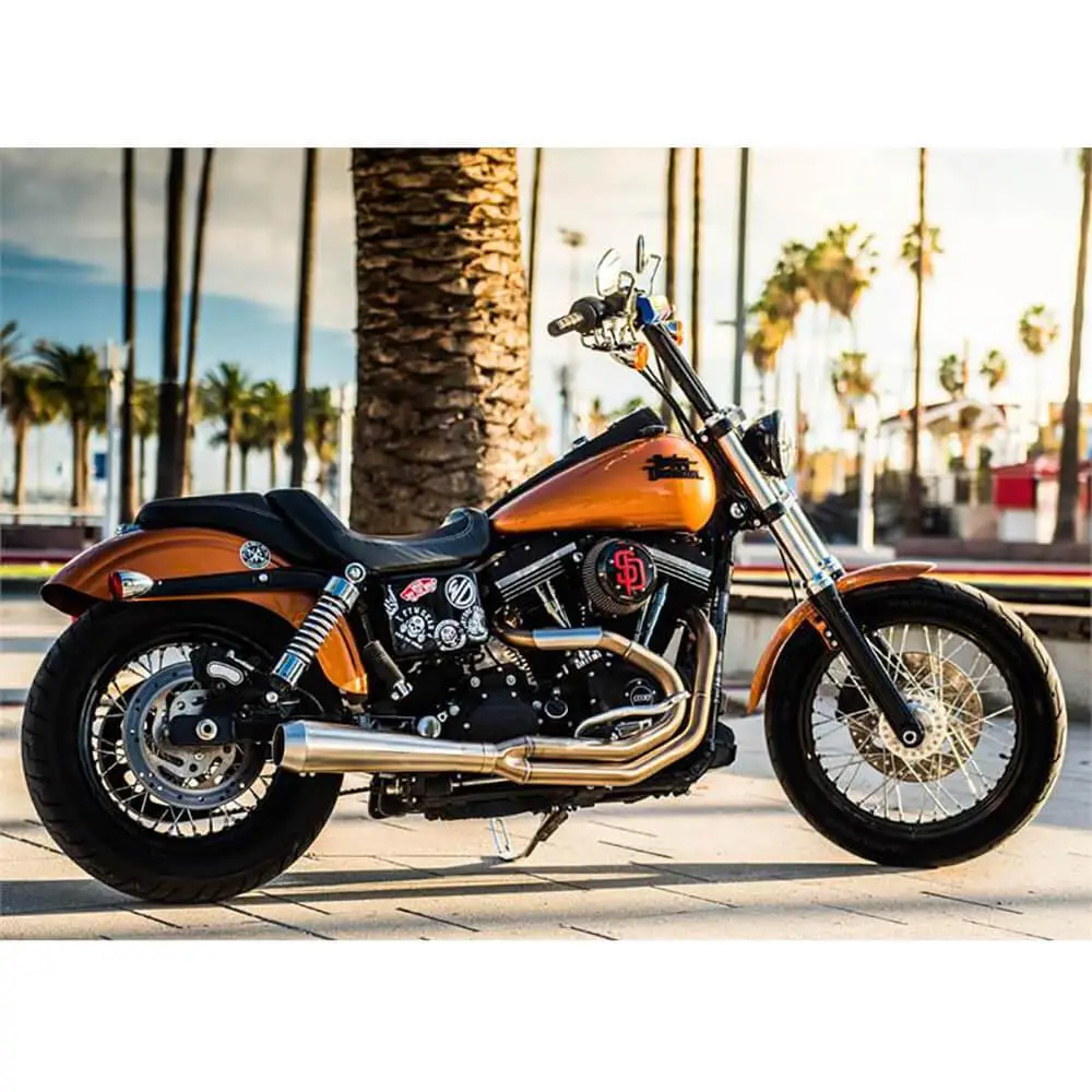 Bassani Xhaust Road Rage 3 2 Into 1 Exhaust System - Stainless - 1991 - 2017 Harley-Davidson Dynas - Image 10