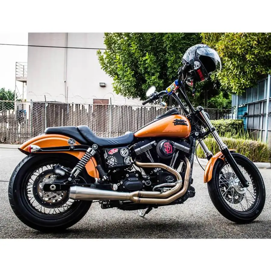 Bassani Xhaust Road Rage 3 2 Into 1 Exhaust System - Stainless - 1991 - 2017 Harley-Davidson Dynas - Image 11