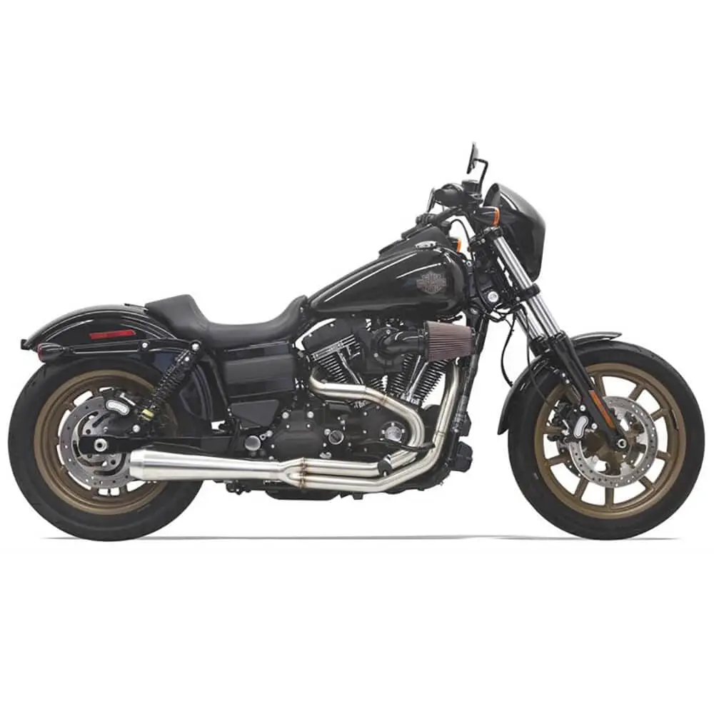 Bassani Xhaust Road Rage 3 2 Into 1 Exhaust System - Stainless - 1991 - 2017 Harley-Davidson Dynas - Image 8