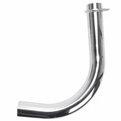 Gasbox Front Exhaust Pipe 1966-1969 Harley-Davidson Shovelhead - Chrome - OEM# 65443-66