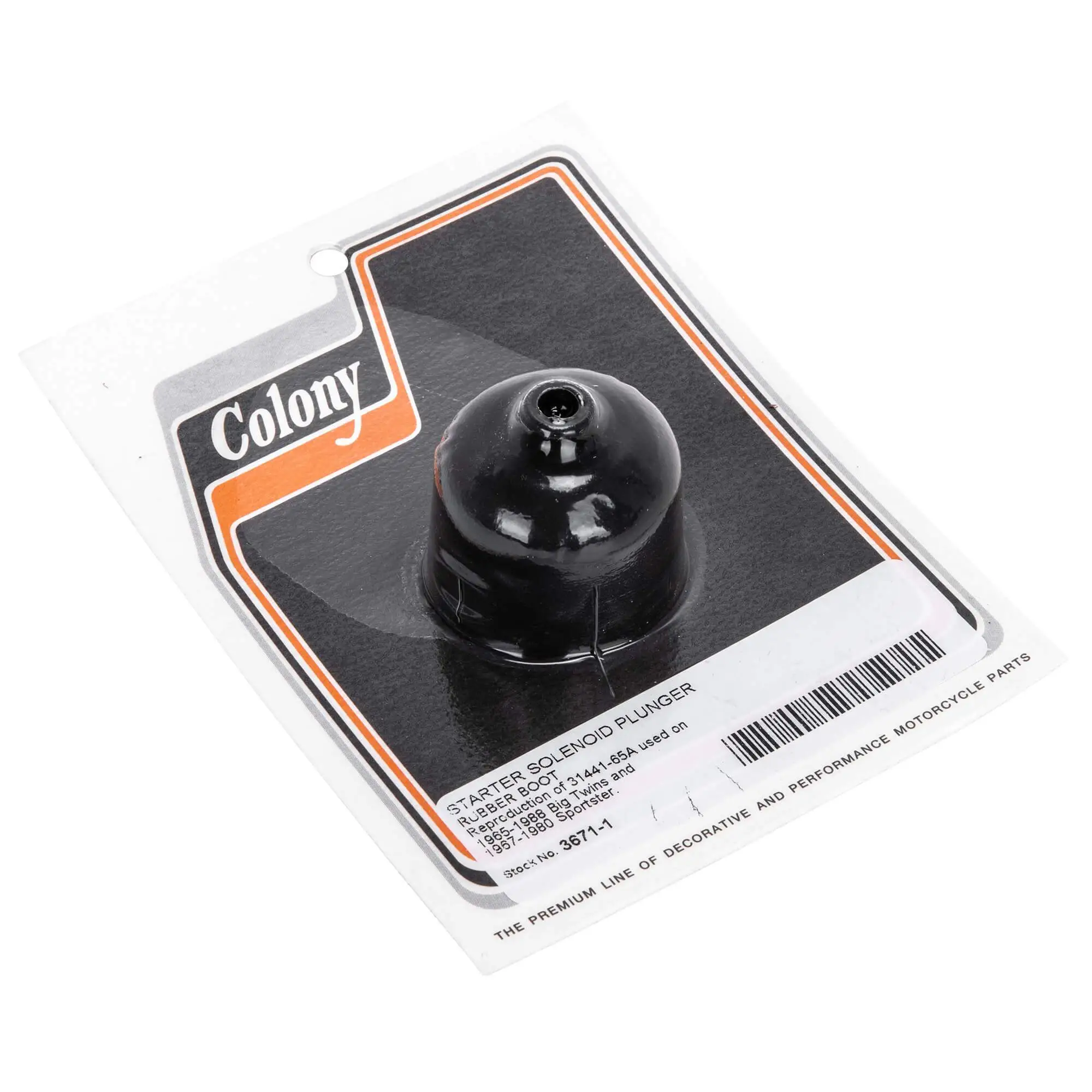 Colony #3671-1 Starter Solenoid Cover 1965-1988 Harley-Davidson Big Twins 1967-1980 XL