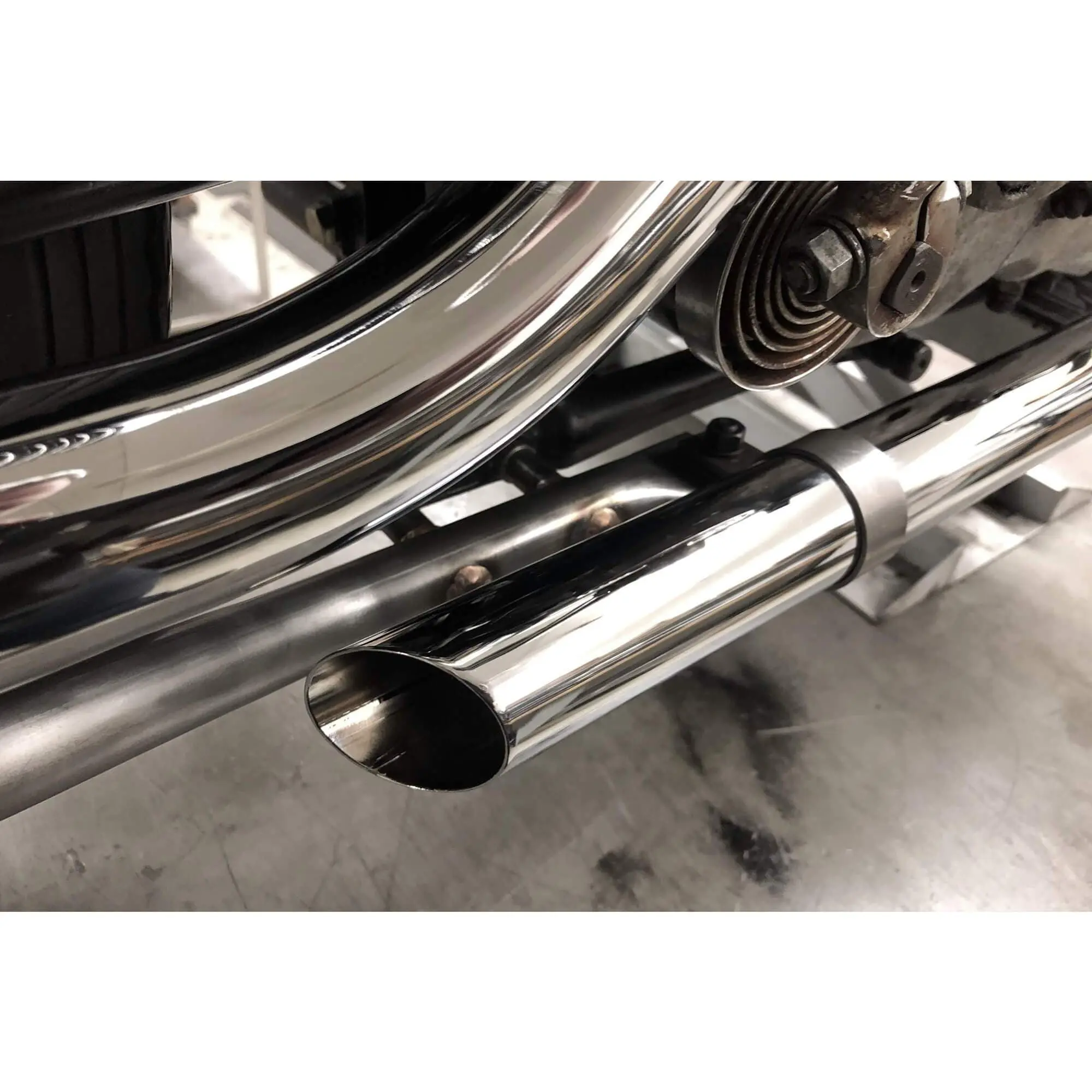 Gasbox Drag Pipe Mounting Kit - 1952-81 Harley-Davidson Ironhead Sportster - Image 9