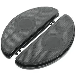 DRAG Specialties Vintage Style Half Moon Floorboards - Black