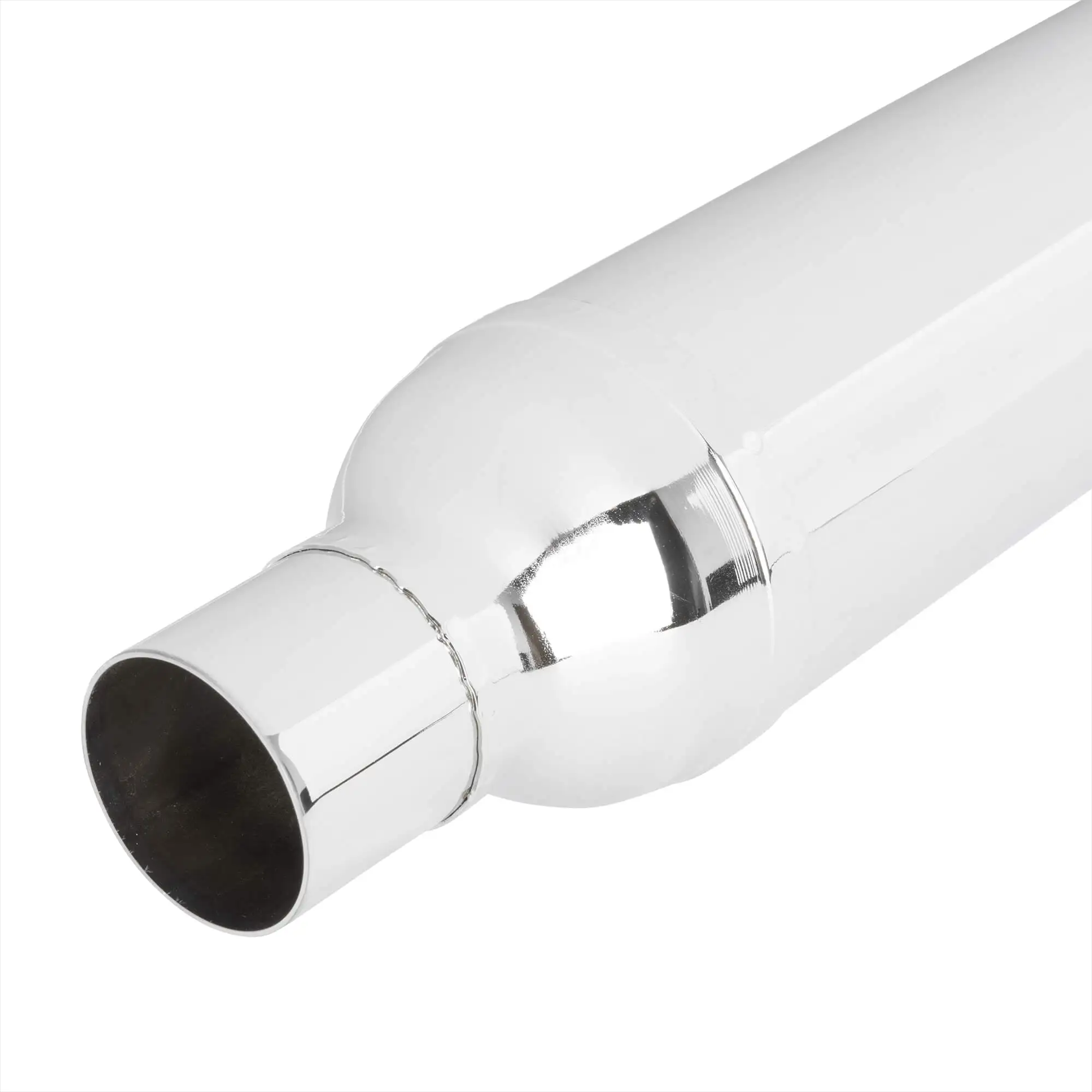 Gasbox 24 Inch Cigar Muffler 1958-1972 Harley-Davidson - Chrome - OEM # 65236-58 - Image 3