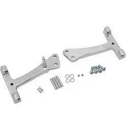 DRAG Specialties Passenger Floorboard Mount Kit - Chrome - 2006-17 Harley-Davidson FXD/_FXDWG/_FLD