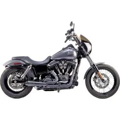 Two Brothers Racing Exhausts Comp-S 2 Into 1 Exhaust System - Black - 2006-2017 Harley-Davidson Dyna