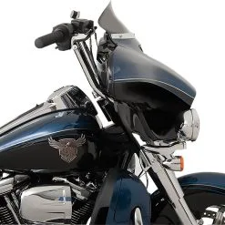 Klock Werks Flare Windshield - 5 Inch - Black - 2014-Up Harley-Davidson FLH Models