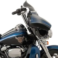 Klock Werks Flare Windshield - 8.5 Inch - Dark Smoke - 2014-Up Harley-Davidson FLH Models