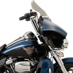 Klock Werks Flare Windshield - 10.5 Inch - Tint - 2014-Up Harley-Davidson FLH Models
