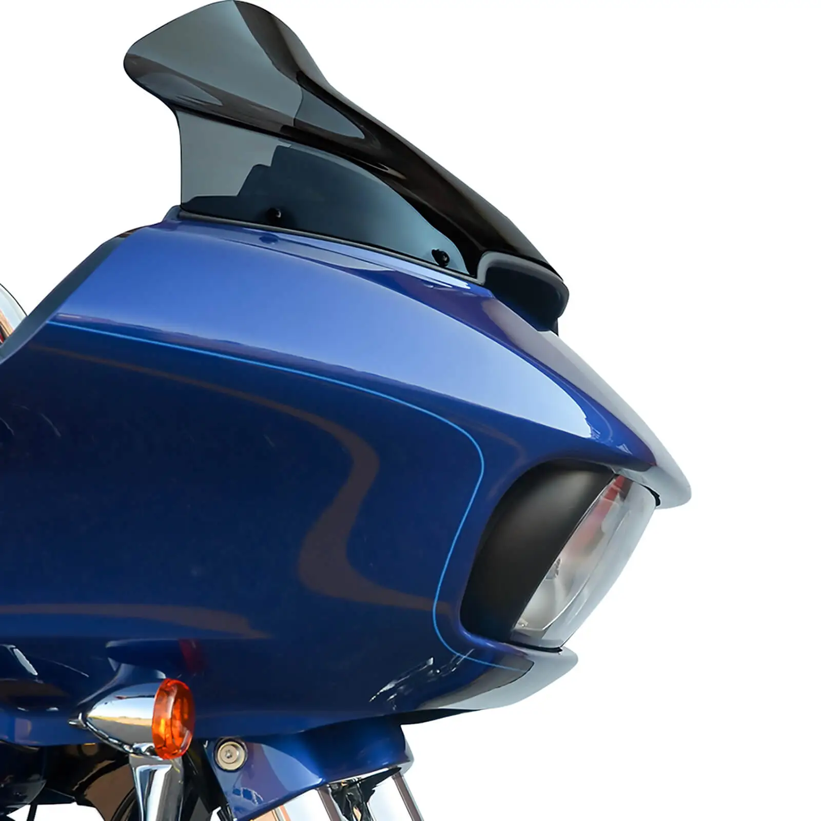 Klock Werks Sport Flare Windshield - 14 Inch - Dark Smoke - 2015-Up Harley-Davidson FLTR Models - Image 5