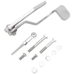 Prism Supply Co. Sling Shot Hydraulic Brake Pedal Kit - Harley-Davidson Generator Engine - Stainless Steel