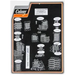 Colony #1000-P Complete Show Bike Kit Chrome Smooth Allen Hardware Harley 99-05 Twin Cam 88 Dyna