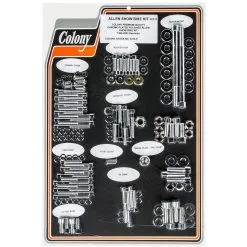 Colony #1013-P Complete Show Bike Kit Chrome Smooth Allen Hardware Harley 94-03 Sportster