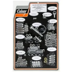 Colony #1020 Complete Show Bike Kit Chrome Allen Hardware Harley 92-98 FLT FXR
