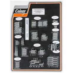 Colony #1026-P Complete Show Bike Kit Chrome Smooth Allen Hardware Harley 09-up FLT