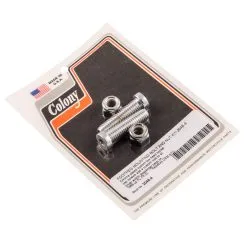 Colony #2048-4 Footpeg Mounting Bolt Nut Kit Chrome Low Head Allen Harley FL FX XL 69-up