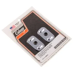 Colony #2090-2 Swing Arm End Plates Chrome Harley FXR 81-94 FLT 79-01