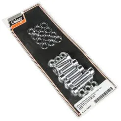 Colony #2527-8-P Rear Fender Rail Mounting Kit Smooth Chrome Allen Harley FXWG 80-85