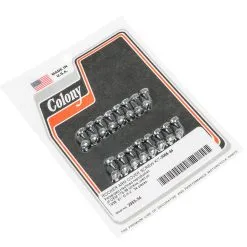 Colony #2955-34 Rocker Arm Cover Screw Kit Parkerized Harley OEM 179-38 Used On 1938