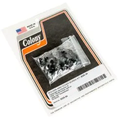 Colony #3025-34 Rocker Arm Cover Screw Kit Parkerized Harley Knucklehead 1939-47
